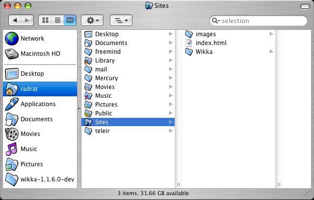 Wikka Installation Screenshot