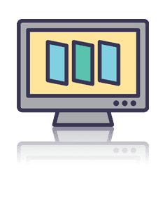 computer screen icon