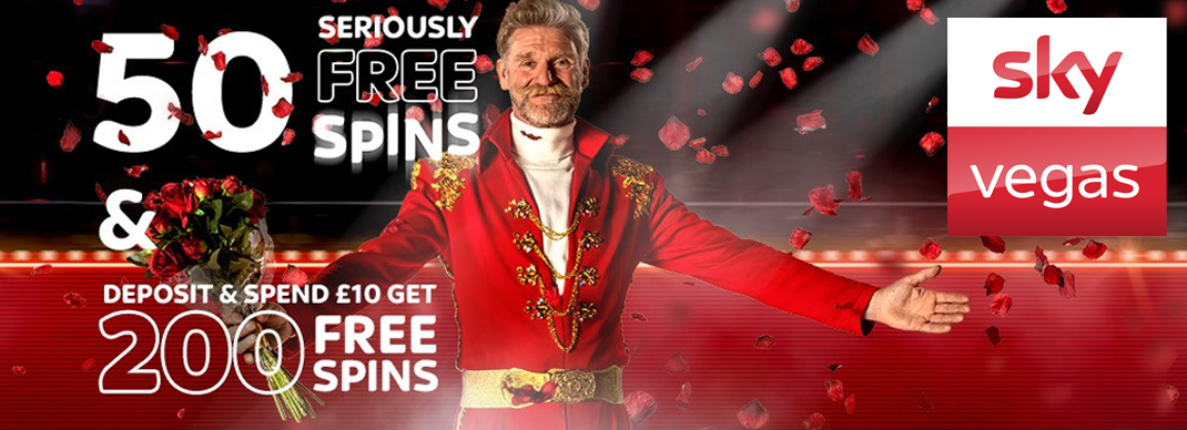 SkyVegas 50 free spins